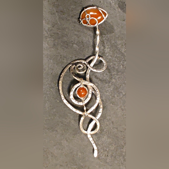 Sterling Silver Hair Pin - Picture 2 of 4